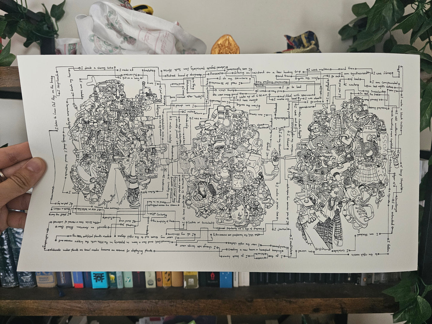 Limited Edition Artwork: Three Women Sitting On Line by Georgia Gibbs