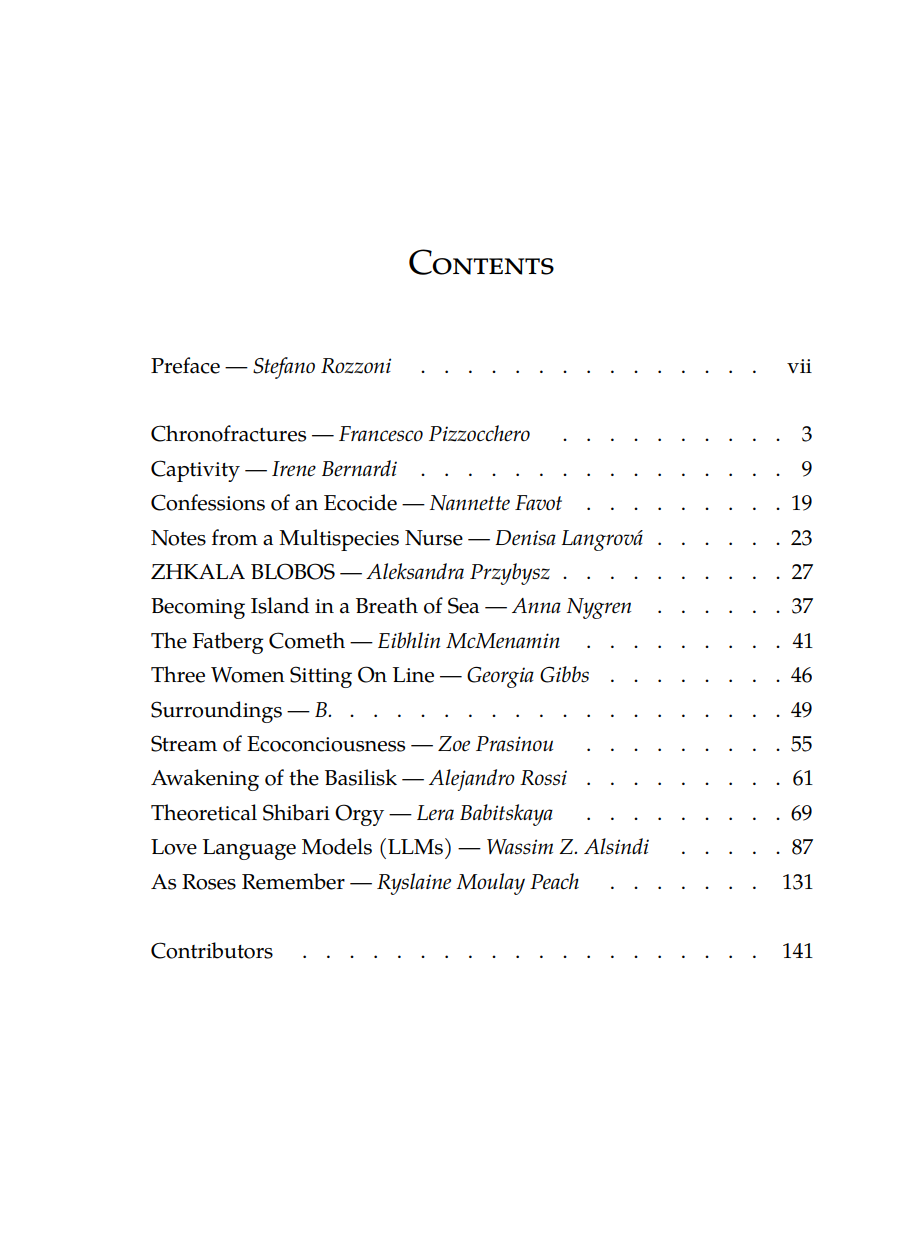 Entanglements: An Anthology of Posthuman Tales